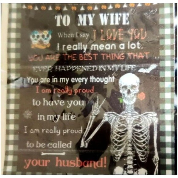 Plush Blanket Throw "Wife, Love, Gift"Lightweight Plush Fuzzy Cozy Soft Blankets - Picture 1 of 9